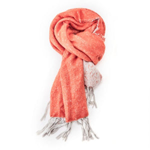 Ava Winter Scarf Orange/Coral