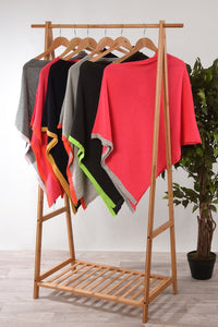 Cotton Knit Poncho (3 colour ways)