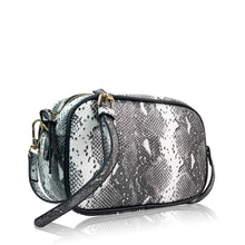 Load image into Gallery viewer, Snakeskin Crossbody Bag Pink
