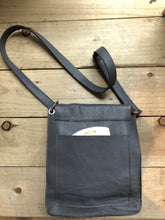 Load image into Gallery viewer, Italian Leather Bag Grey
