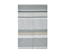 Load image into Gallery viewer, Grey/White Textured Blanket Scarf
