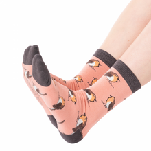 Load image into Gallery viewer, Robin Bamboo Socks Peach
