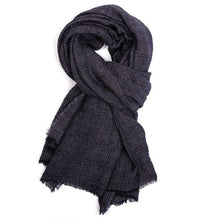 Load image into Gallery viewer, Sasha Plain Scarf Midnight Blue
