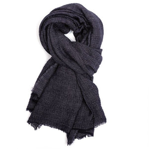 Sasha Plain Scarf Midnight Blue