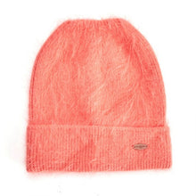 Load image into Gallery viewer, Angora Blend Beanie Hat Mustard
