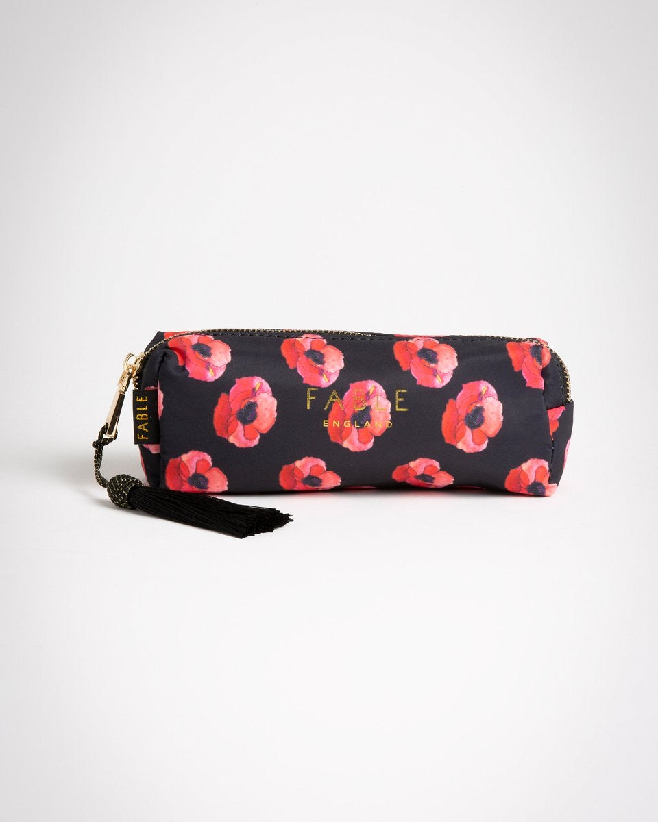 Small Make Up Bag Poppies