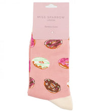 Load image into Gallery viewer, Doughnuts Pink Socks
