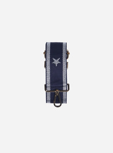 Navy/Silver Stars Bag Strap