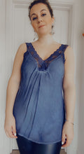 Load image into Gallery viewer, Silky Lace Cami Tops (4 colours)
