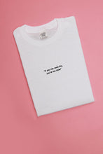 Load image into Gallery viewer, #staysafe Slogan T-Shirt White
