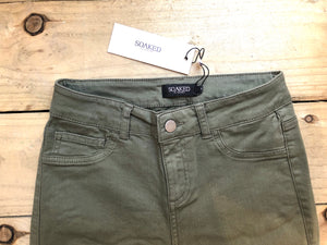 Khaki Skinny Jeggings