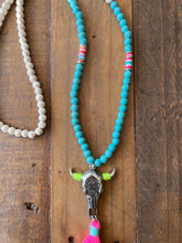 Load image into Gallery viewer, Long Beaded Tassel Necklace
