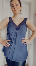 Load image into Gallery viewer, Silky Lace Cami Tops (4 colours)
