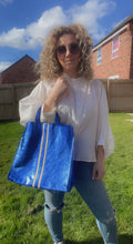 Load image into Gallery viewer, Metallic Leather Tote (3 colours)
