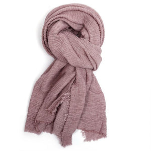 Sasha Plain Scarf Winter Rose