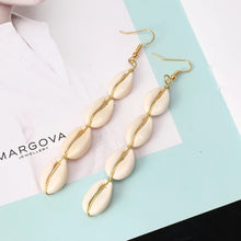 Load image into Gallery viewer, Cowrie Boho Earrings
