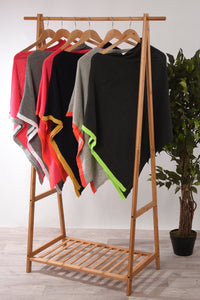 Cotton Knit Poncho (3 colour ways)