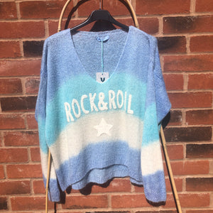 Ombré Knitted Rock & Roll Jumper