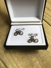 Load image into Gallery viewer, Cyclist Cufflinks
