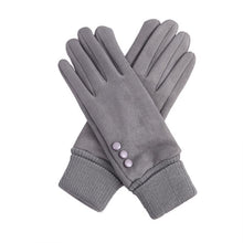 Load image into Gallery viewer, Winter Gloves With Buttons Pink
