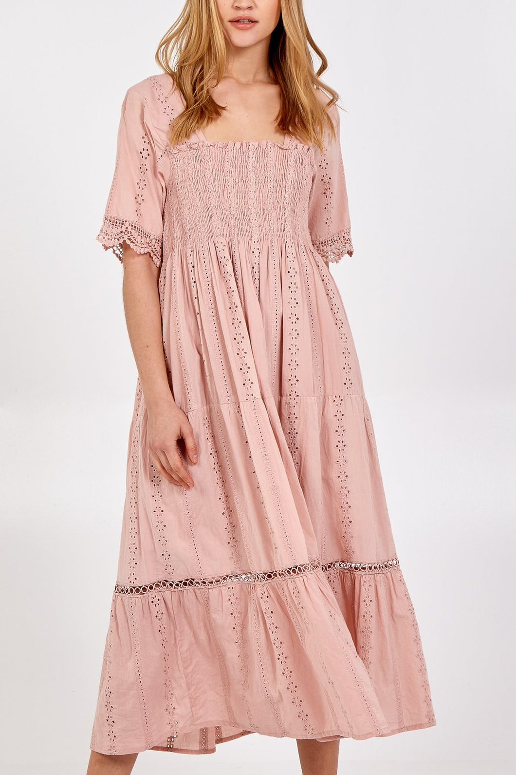 Broderie Anglaise Romantic Dress