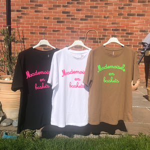 Neon Slogan Cotton T-Shirts