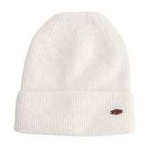 Load image into Gallery viewer, Angora Blend Beanie Hat Mustard
