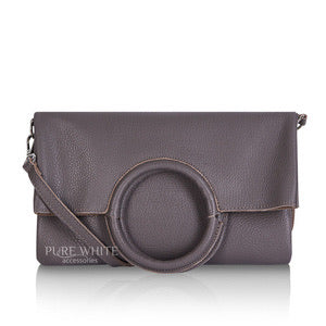 Round Handle 3-in-1 Italian Leather Bag