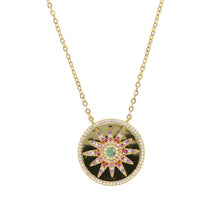 Load image into Gallery viewer, Boho Necklace With Rainbow Flower
