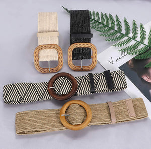 Woven Elastic Belts With  Buckle