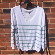 Load image into Gallery viewer, Cotton Knit Striped Jumpers (teal, blush, camel)
