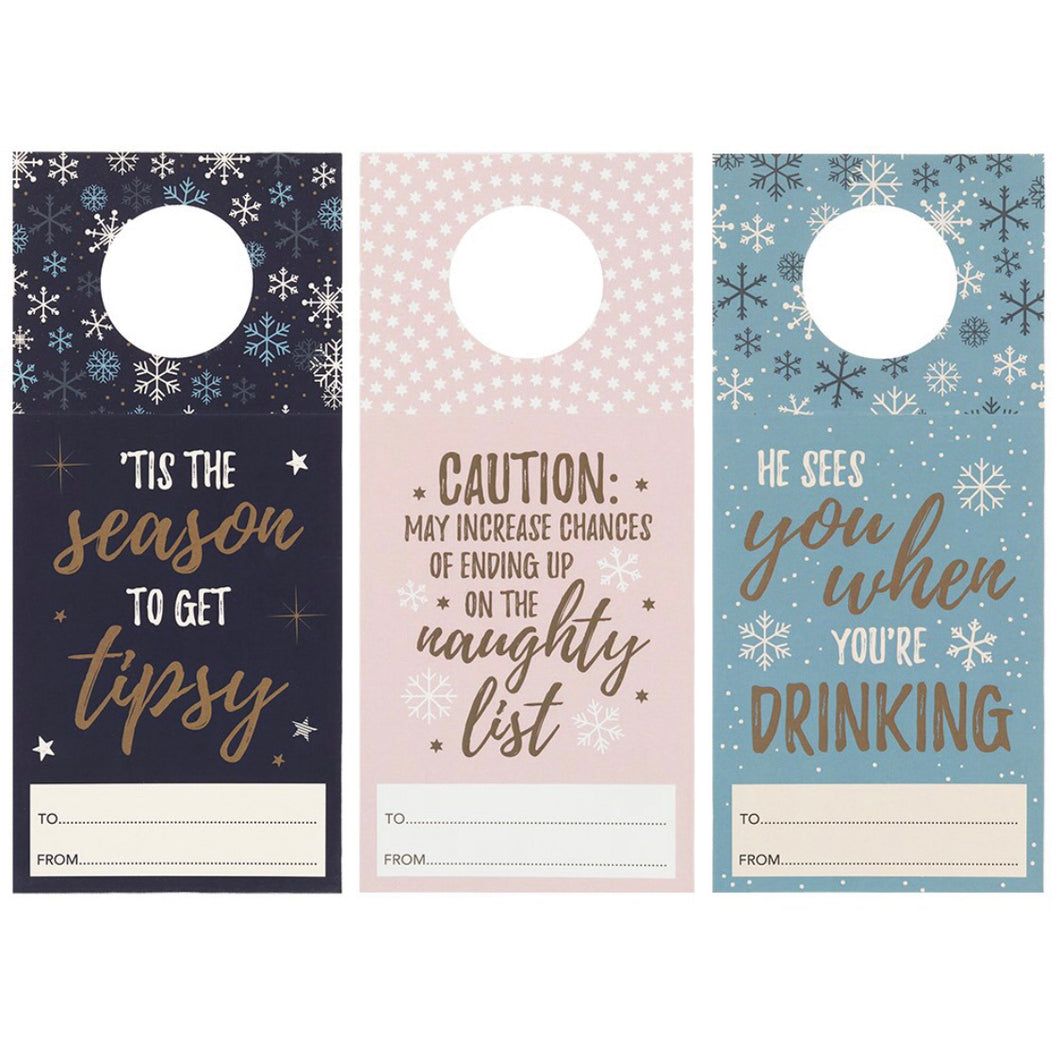 Set Of 3 Bottle Gift Tags