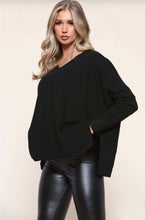 Load image into Gallery viewer, Wings Embellished Jumper Black
