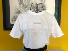 Load image into Gallery viewer, #staysafe Slogan T-Shirt White
