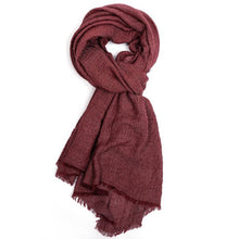 Load image into Gallery viewer, Sasha Plain Scarf Winter Berry
