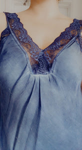 Silky Lace Cami Tops (4 colours)