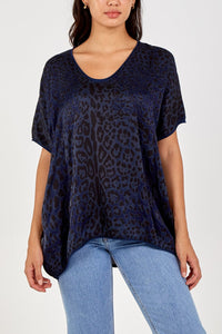 Silky Leopard Print Top