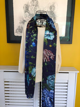 Load image into Gallery viewer, Floral Silk Scarf
