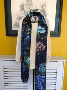 Floral Silk Scarf