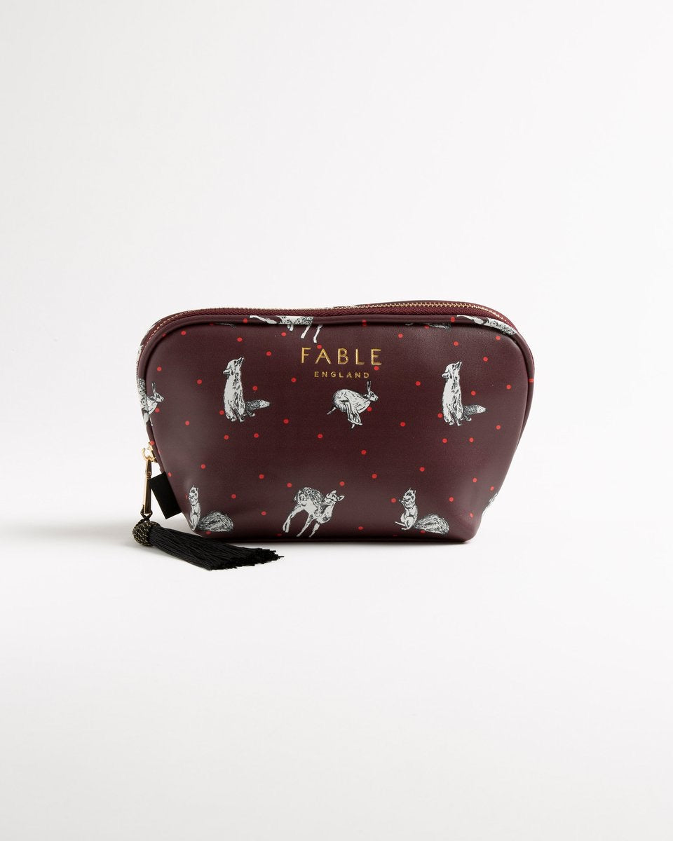 Medium Cosmetic Bag With Animals