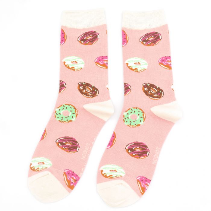 Doughnuts Pink Socks