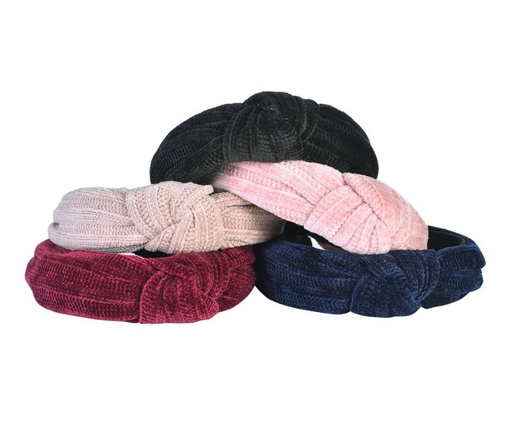 Knitted Knot Headbands