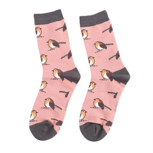 Robin Bamboo Socks Peach