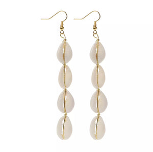 Cowrie Boho Earrings