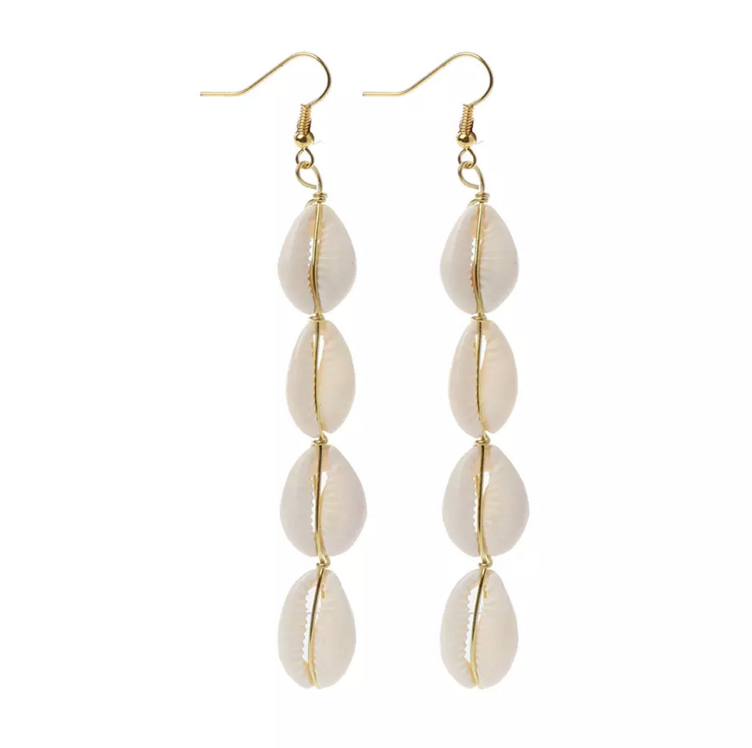 Cowrie Boho Earrings