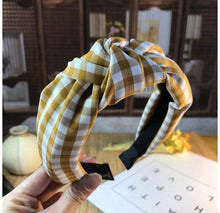 Load image into Gallery viewer, Gingham Knot Headbands
